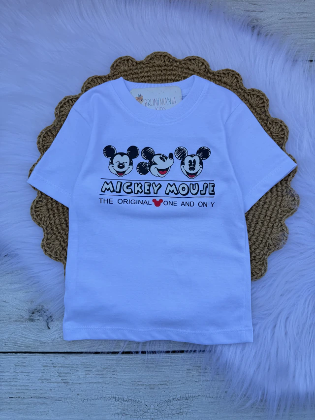 Remera Mickey blanca
