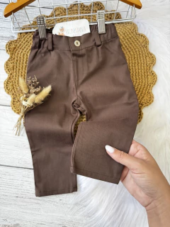 Pantalon de vestir - chocolate en internet