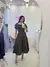 Vestido Melinda Cores Escura | Elástico e Manguinhas - comprar online