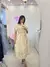 Vestido Melinda Cores Claras | Elástico e Manguinhas - comprar online