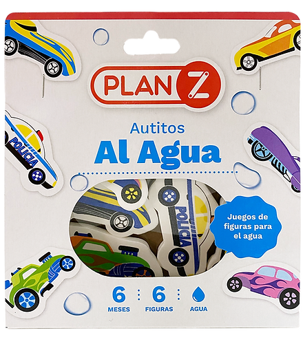 6 Autitos de Goma Eva para jugar en el agua - Plan Z - comprar online