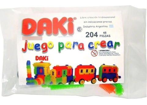 Bloques Encastre Peine Daki 48 Piezas - Juego Didactico