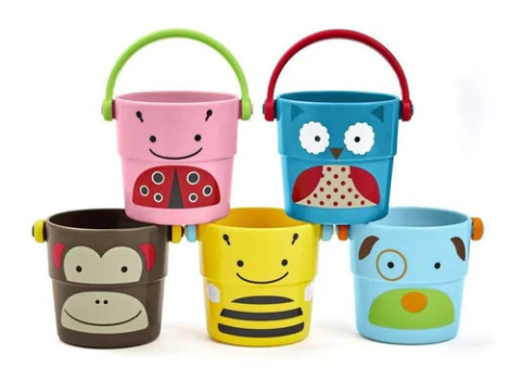 Juguete De Baño Baldes Stack & Pour Originales Skip Hop
