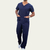 Conjunto Pijama Cirurgico Masculino Azul Marinho