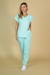 Conjunto Pijama Cirurgico Verde Agua CJ01