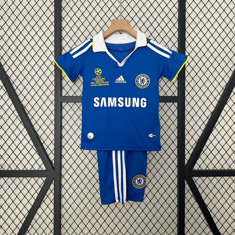 Conjunto Infantil Chelsea Retrô I 2008/09 - Azul - Camisa e Short - Adidas - comprar online