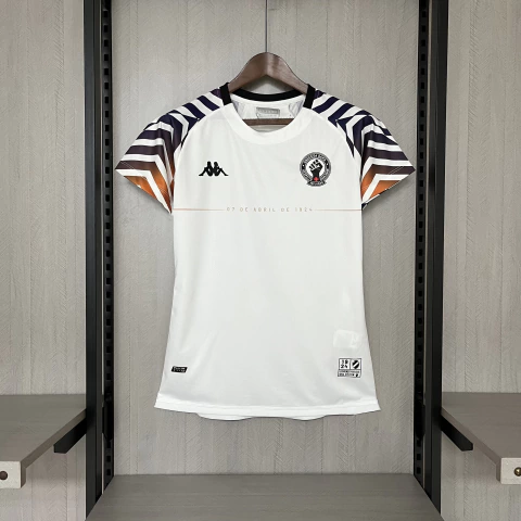 Camisa Vasco Treino 2024/2025 Branco - Kappa Feminina Torcedor - comprar online