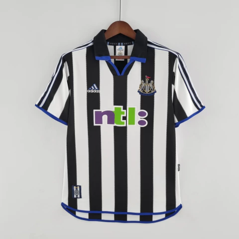 Camisa Retrô Newcastle I 2000/01 Preto e Branco - Torcedor Masculina - comprar online