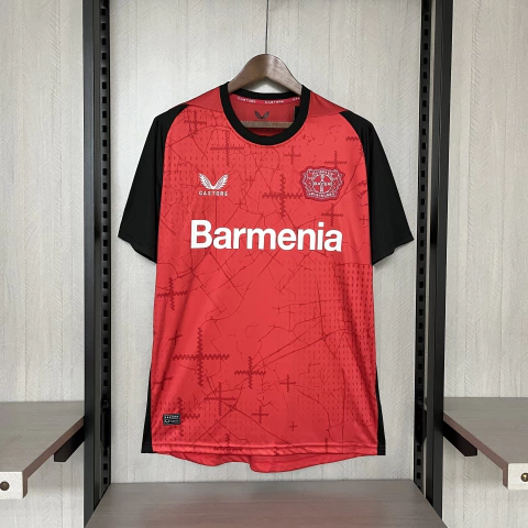 Camisa Bayer Leverkusen I 2024/2025 Vermelho - Masculina Torcedor - comprar online