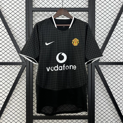 Camisa II Manchester United Retrô 2003/05 Preto e Cinza - Nike - comprar online