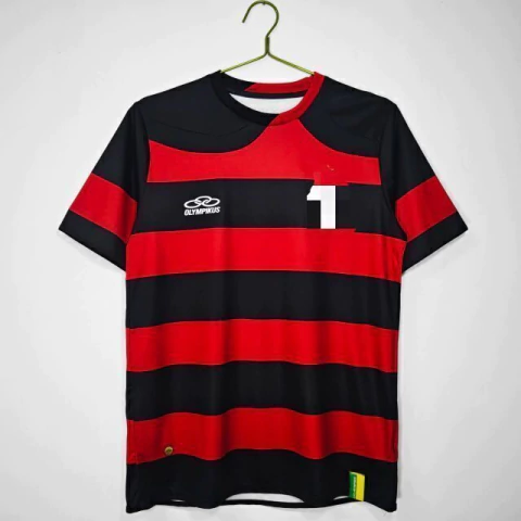 Camisa CRF I Retrô 2009/2010 Vermelha e Preta - Masculina Torcedor - Olympikus - comprar online