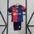 Conjunto Infantil Barcelona 24/25 Azul e Bordô - Camisa e Short - Nike - comprar online