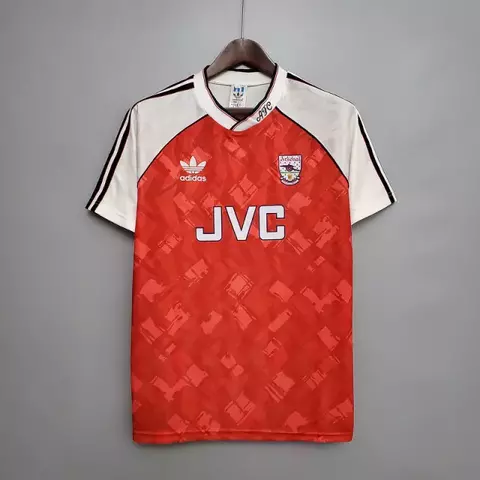 Camisa Arsenal I Retrô 1990/1992 Vermelho e Branco - Adidas