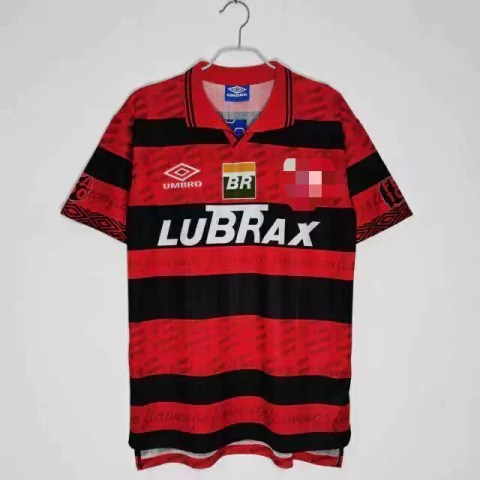 Camisa CRF I Retrô 1995 Vermelha e Preta - Masculina Torcedor - comprar online