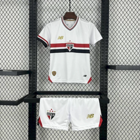 Kit Infantil São Paulo I 2025/26 Branco - Camisa e Short - comprar online