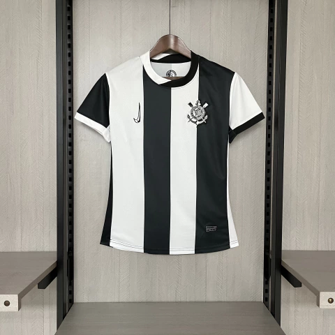 Camisa Corinthians III 24/25 Preto e Branco - Nike - Feminina Torcedor - comprar online