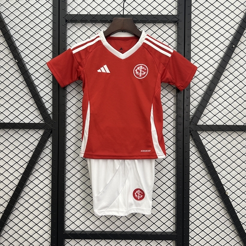 Conjunto Infantil Internacional I 2025/26 - Vermelho e Branco - Camisa e Short - comprar online