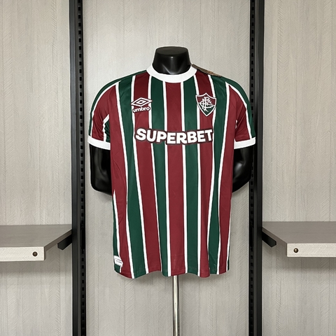 Camisa Fluminense I Authentic Versão Jogador 2025/26 Verde, Branco e Grená - Masculina - comprar online