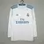 Camisa Real Madrid I Retrô 2017/2018 Manga Longa - Branca - Adidas