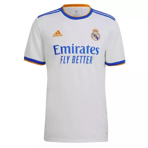 Camisa Real Madrid I 21/22 Branca - Adidas - Masculino Torcedor