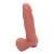 Pênis de Borracha Com Vibrador e Saco 20cm x 4,5cm Pele Apolo