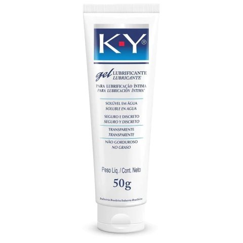 Gel Lubrificante Íntimo K-Y Ky Neutro Base de Água - 50g