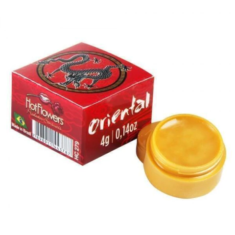 Creme Excitante Oriental Quente E Frio Hot Flowers - 4g