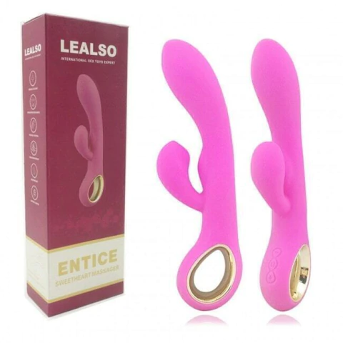 Vibrador Estimulador Luxo Rosa Entice Sweetheart Massager