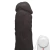 Pênis Com Vibrador e Ventosa 18cm x 4,7cm Preto Pietro - Minha Sedução