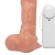 Pênis de Borracha Com Vibrador, Ventosa e Saco 21cm x 5cm Pele Heitor - loja online