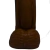 Pênis de Borracha Com Vibrador, Ventosa e Saco 21cm x 6,5cm Marrom Thunder - comprar online