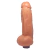 Pênis de Borracha Com Vibrador e Saco 19cm x 5,5cm Pele Ares