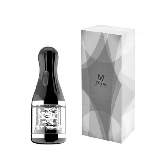 Masturbador De Silicone Rotativo Com Cerdas Estimulantes Dibe Toys