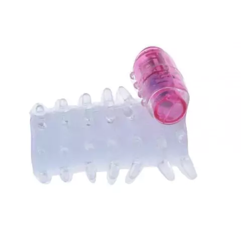 Capa Peniana Vibro Em Silicone Flexível 6cm x 2cm Sem Cabeça