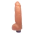 Pênis de Borracha Com Vibrador e Saco 19cm x 5,5cm Pele Ares - comprar online