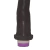 Pênis de Borracha Com Vibrador 18cm x 4,5cm Preto Adônis - comprar online