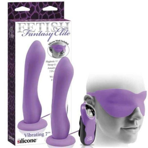 Plug Anal Com Ventosa, Vibrador e Controle Remoto Fetish Fantasy Elite