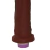 Imagem do Pênis de Borracha Com Vibrador e Saco 20cm x 4,5cm Marrom Héracles