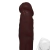 Pênis de Borracha Com Vibrador, Ventosa e Saco 21cm x 5cm Marrom Heitor - Minha Sedução