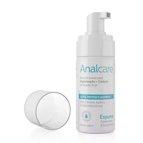 Espuma Para Higiene De Ânus - Sexo Anal Analcare - 100ml