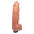 Pênis de Borracha Com Vibrador e Saco 19cm x 5,5cm Pele Ares na internet