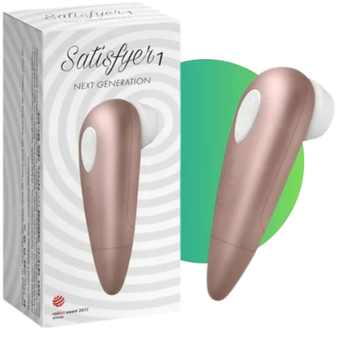 Vibrador Estimulador Com Sucção Dourado Satisfyer 1