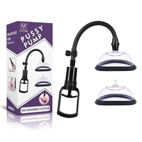 Bomba Vaginal Para Estimular o Clitóris Com 2 Copos Incluso