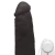 Pênis Com Vibrador e Ventosa 18cm x 4,7cm Preto Pietro - comprar online
