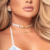CHOKER DE PERSONALIZAR de 6 até 10 letras - Provocações Boutique Sex