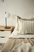 Cubre edredon khaki y rayas King - comprar online
