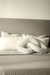 Imagen de Cubre edredon gris y mil rayas Twin