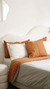 Cubre edredon canela y mil rayas Twin - tienda online