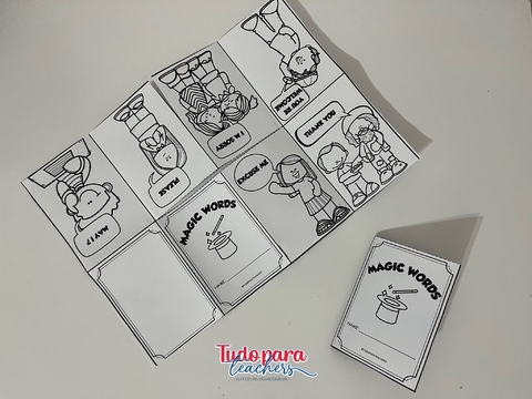Magic words - Mini book