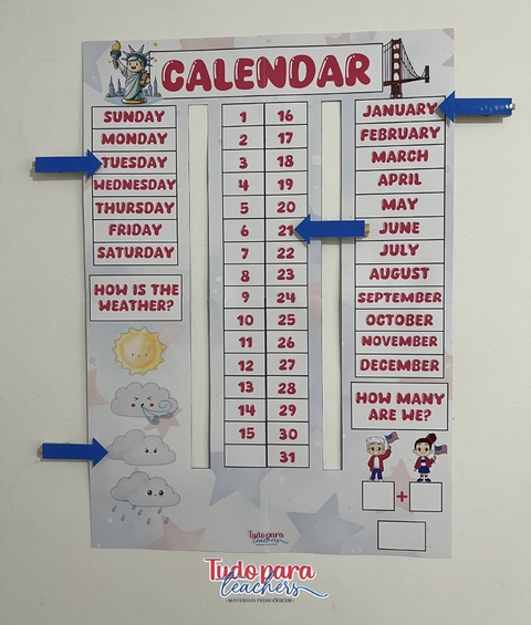 Calendar - U.S.A. - comprar online